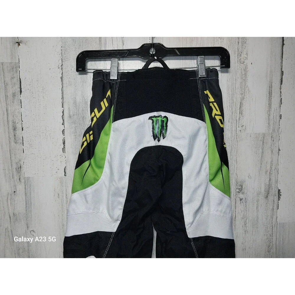 Thor Phase Monster Energy Vans Edition Men's Size 24 Leather Motocross Pants